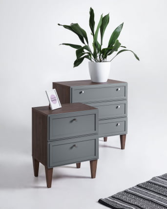 Тумба прикроватная Norton (ТП) Серый_10