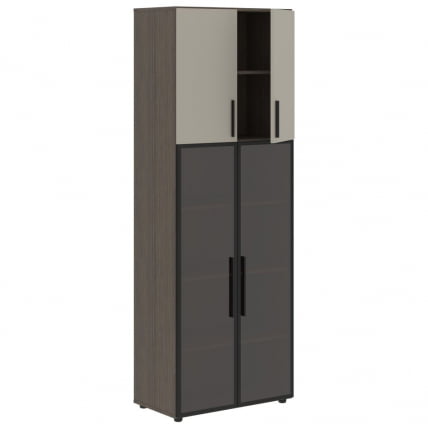 Шкаф комбинированный VELION VHCS 80.2 Аметист Дуб Сильвер_3