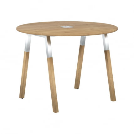 Конференц-стол Forta FRST 1020 Дуб Гамильтон Белый премиум_0