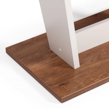 Стол обеденный FOX раздвижной ЛДСП, 68.6x110-145x75 см, Дуб Канзас/Пепел_8