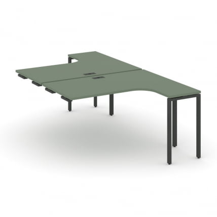 Рабочая станция-приставка к опорным тумбам CONCEPT CN.DSAPR-001 Кобо Черный_0