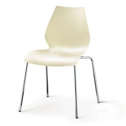 Стул пластиковый SHF-01-W White_0