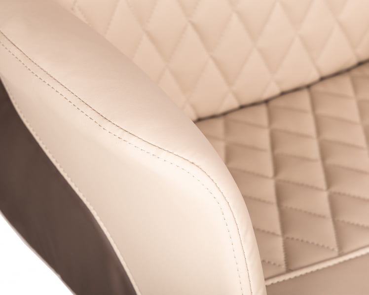 Офисное кресло для руководителей DOBRIN LEONARD (коричнево-бежевый)_6