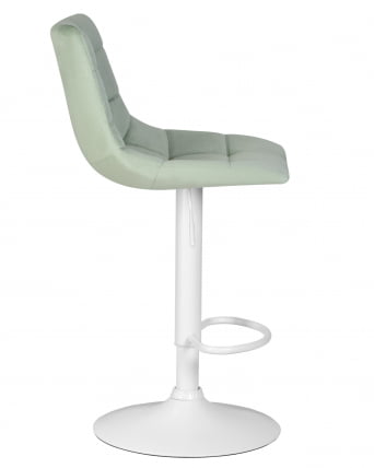 Стул барный DOBRIN TAILOR WHITE (пудрово-мятный велюр (MJ9-87)) 2 шт_3