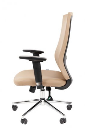 Офисное кресло CХАИРМАН 500 ЛЮКС (ЛУКС) ЭКО Б/П экокожа Бежевый / CHAIRMAN (LUX)_8