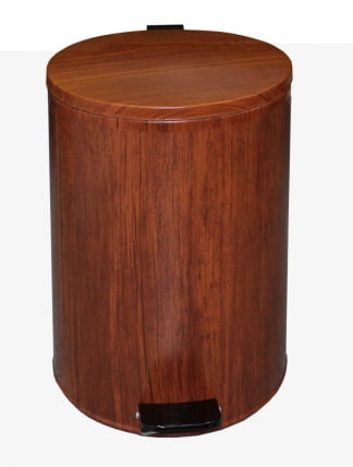 Урна с педалью 20 л (вишня)_0