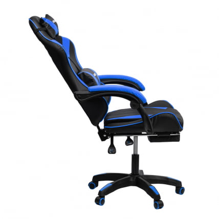 Кресло 088 цвет черный/синий с массажем 088-black-blue-mass_5
