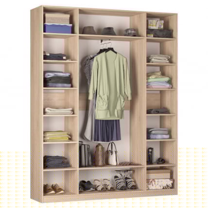 Шкаф распашный R-230х180х45-1-TR-M(Венге-ДМ)_1