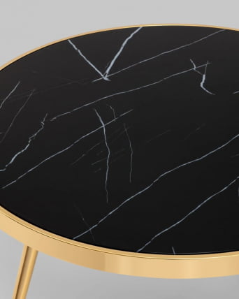 Журнальный столик Гелиос 80*80 Золото_3