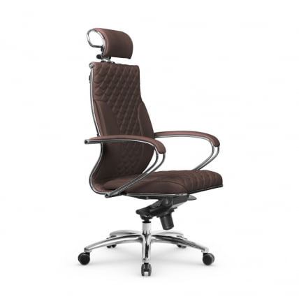 Кресло руководителя Metta L 2c 44C/K116 Infinity Easy Clean (MPES) Комплект 1 Темно-коричневое_1