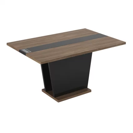 Брифинг-приставка / Элемент стола переговоров (с кабель-каналом) ASTI AST33970143 Дуб Черный_0