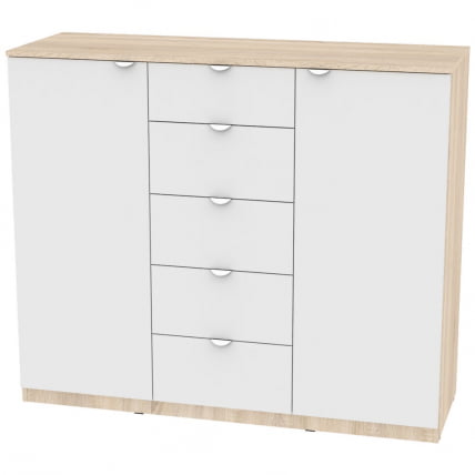 Комод Калисто(K33)1147х1352х468ручкаторцеваяTR-2(ДСС-Белый)_0