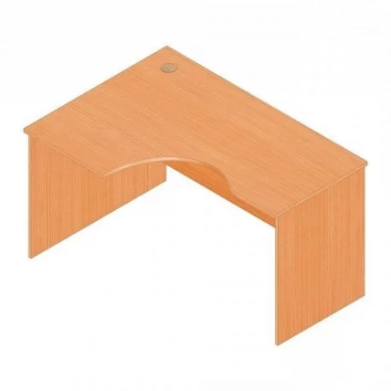 Стол компьютерный угловой Р.СКУ-14 (левый) бук Бавария_0