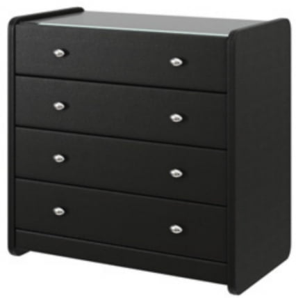 Комод с 4-мя ящиками №1 Черный_0