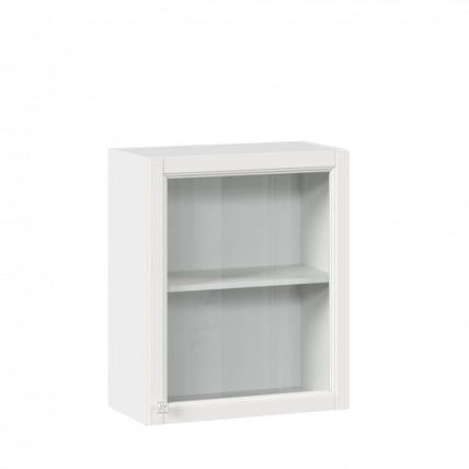 Шкаф кухонный 600 со стеклом Джулия ЛД 284.350.000.021 Белый_0