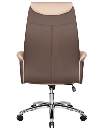 Офисное кресло для руководителей DOBRIN LEONARD (коричнево-бежевый)_4