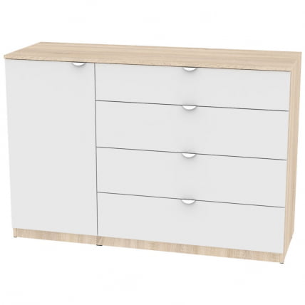 Комод Калисто(К44)923х1352х468ручкаторцеваяТР-2(ДСС-Белый) / Калисто(K44)923х1352х468ручкаторцеваяTR-2(ДСС-Белый)_0