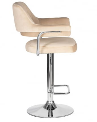 Стул барный DOBRIN CHARLY (бежевый велюр (MJ9-10)) 2 шт_3