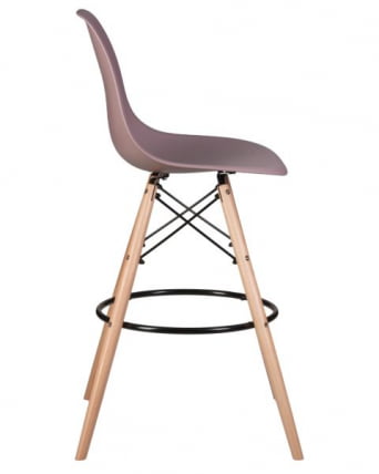 Стул барный DOBRIN DSW BAR (ножки светлый бук, цвет сиреневый (P-04)) 2 шт_3