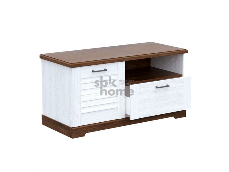 Тумба под ТВ, Кантри (1236*534*634) Сосна Андрерсен/Орех Риббек темный, 30903_0