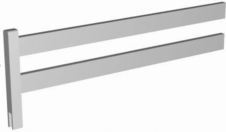 Съемный борт RooRoom VK-33р Розовый_0