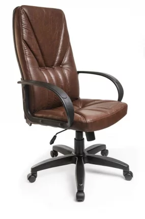 Кресло AV 101 (аналог Менежер), кож.зам. Шоколад_0