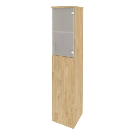 Шкаф высокий узкий правый ONIX O.SU-1.7(R) Тиквуд Светлый_0