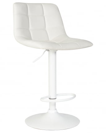 Стул барный DOBRIN TAILOR WHITE Белый PU_6