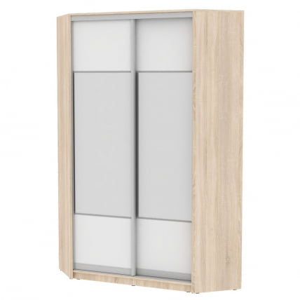 Шкаф-купе YA-230х1250-5(ДСС-Белый-D3D3)_0