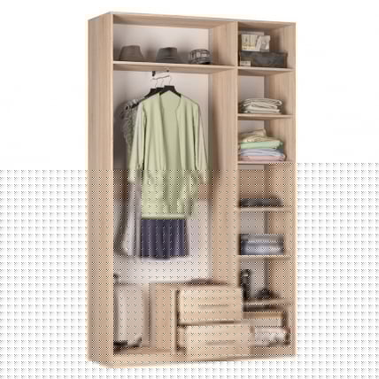 Шкаф распашный R-230х135х45-2-M(Венге)_1