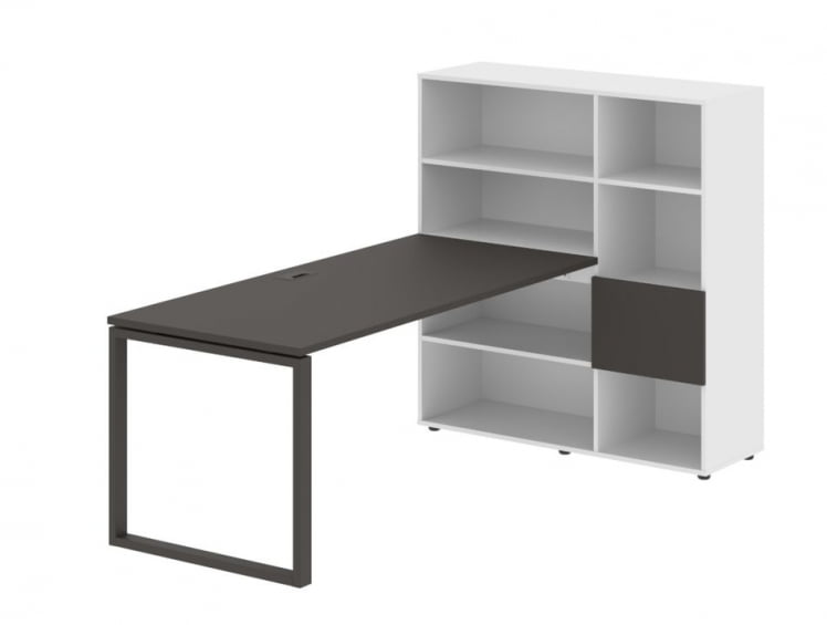 Рабочая станция EDIS EQRST 1217 Мокко Мокко Белый_0