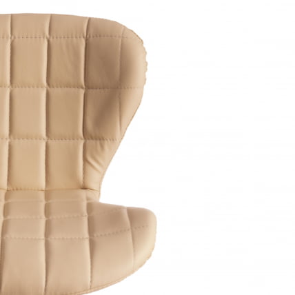 Стул барный AVIONIC (mod. KY712A) металл/экокожа, 45*53*86-107 см, бежевый/хром_5