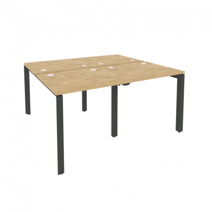 Рабочая станция на П-образном м/к ONIX O.MP-D.RS-4.0.7 Тиквуд Светлый/Антрацит_0