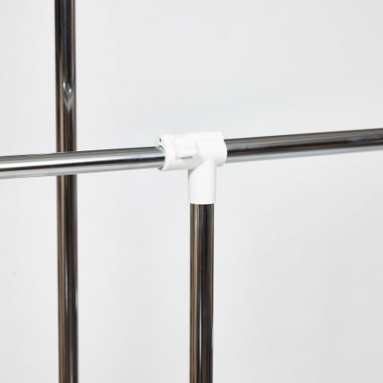 Вешалка NY-3297 металл, 76-130*43*109-165см, хром/белый_3