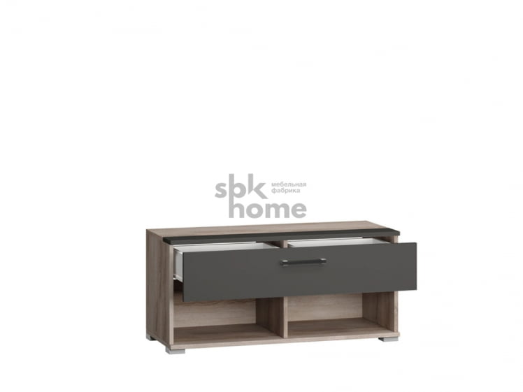 Тумба 900 ПХ-6 низкая, Ханна (900*371*420) Ясень Таормино, 50206_1