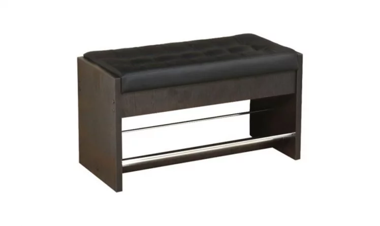 Тумба для обуви Визит-1 ЛДСП+ иск.кожа  terra 118 - Венге_0