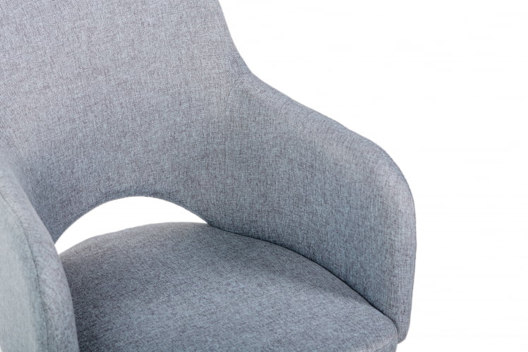 Стул с подлокотниками Ledger Сканди Грей Черн_4