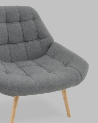 Кресло Олби Квадро серый_7