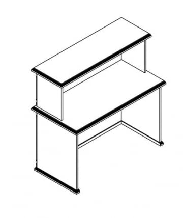 Стойка ресепшен RMS 160 Венге магия_4