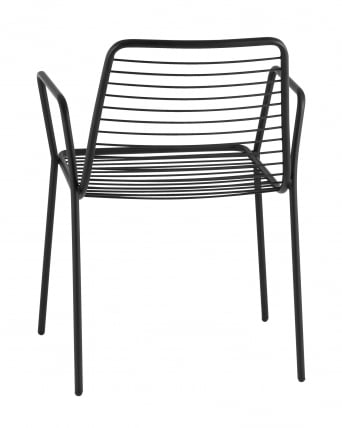 Стул Дели с подлокотниками металл черный_5