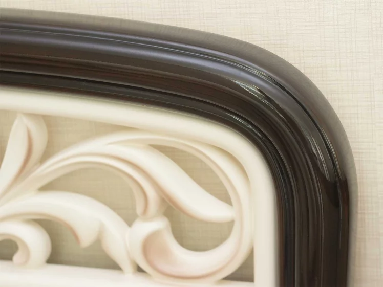 Кровать с подъемным механизмом 180*200 Катрин 92.22.1 Дуб венге Белый песок Санчо крем_2