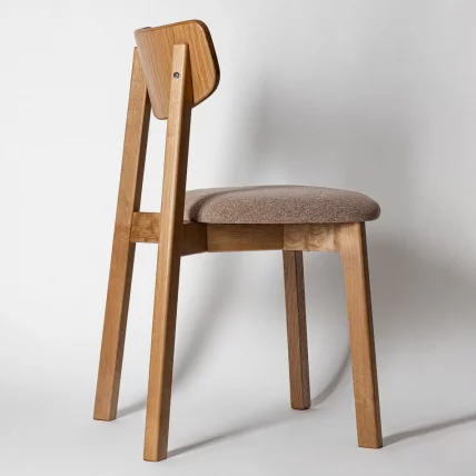 Стул с мягким сиденьем Вега Silver жаккард Орех_1