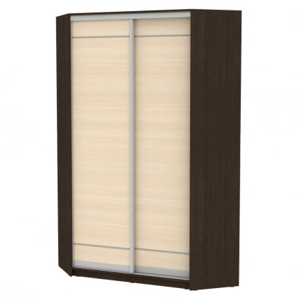 Шкаф-купе YA-230х1250-3(Венге-ДМ-D1D1)_0