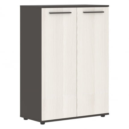 Шкаф с глухими средними дверьми EDIS EMCS 85.1 Ясень Траун Мокко Мокко_0