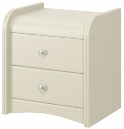 Тумба прикроватная с 2-мя ящиками №3 Белая_0