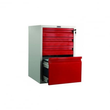 Тумба мобильная BFC-70/4 красн/бел_0