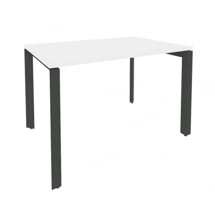 Стол рабочий на П-образном м/к ONIX O.MP-SP-2.8 Белый Бриллиант/Антрацит_0