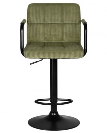 Стул барный ДОБРИН КРУГЕР АРМ БЛАCК (зеленый вельвет (ЛАР-Е2041-7)) 2 шт / DOBRIN KRUGER ARM BLACK (LAR-E2041-7))_6
