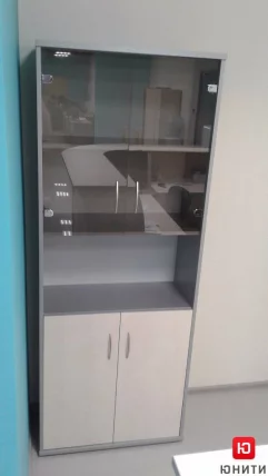 Шкаф СТ-1.4 Клен/металлик_2