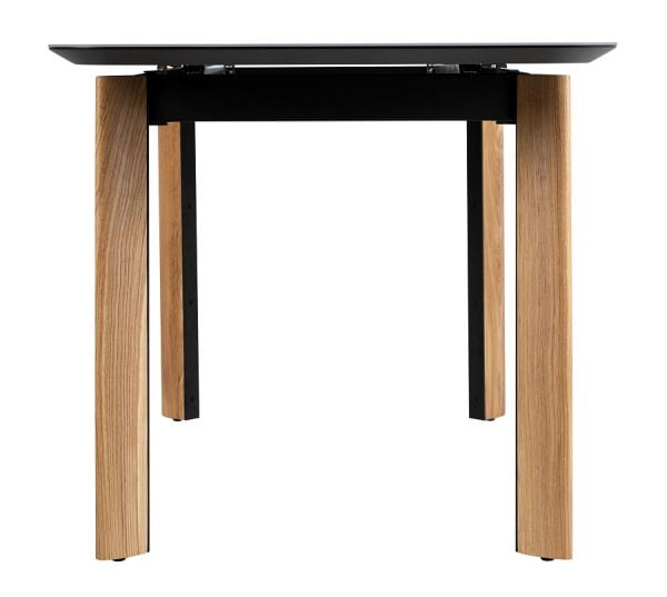 Стол раскладной Combi Glass 120-150 Automatic Natur/Dark matte glass_8